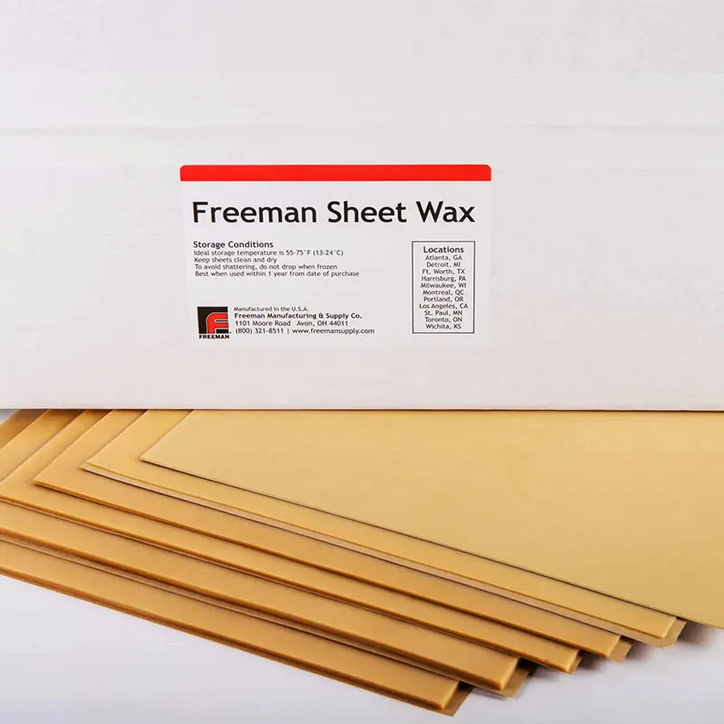 Freeman 266 PSA 1mm 自粘蜡片 (rtm 制模等厚蜡片)